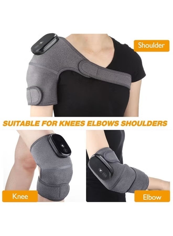 Realfrog Electric Knee Massager，3-in-1 Heated Knee Cordless Massager，Neck & Shoulder Massager,Massage Shoulder Machine，Adjustable Heat with 3 Speed - Image 5