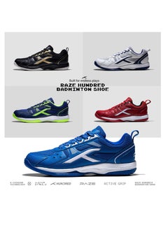 Raze Non-Marking Professional Badminton Shoes for Men | Material Upper: Polyester, Sole: Rubber | Suitable for Indoor Tennis/Squash/Table Tennis/Basketball & Padel - pzsku/Z680D2FBB72DA6F32EC75Z/45/_/1726140479/f4d98bd6-372c-4a82-91f0-24a16e64f692