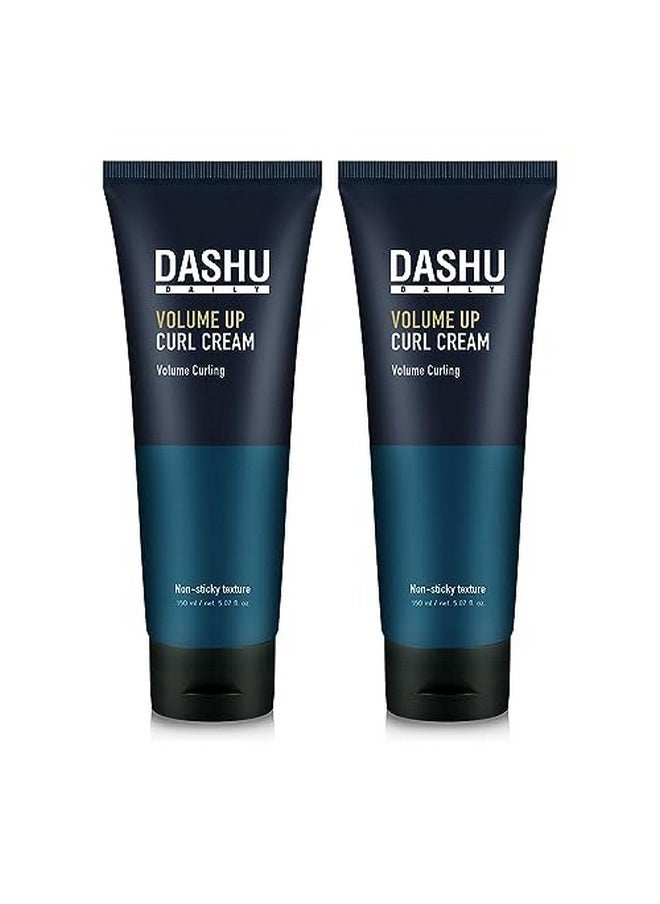 Dashu - Ashu Daily Volume Up Curl Cream (Two Bundle) Hair Styling Cream Curl Defining Cream Volumizing Add Texture Anti Frizz Styling Cream - Image 1