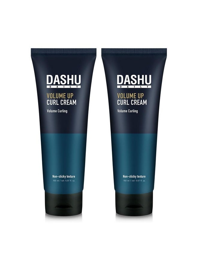 Dashu - Ashu Daily Volume Up Curl Cream (Two Bundle) Hair Styling Cream Curl Defining Cream Volumizing Add Texture Anti Frizz Styling Cream - Image 1