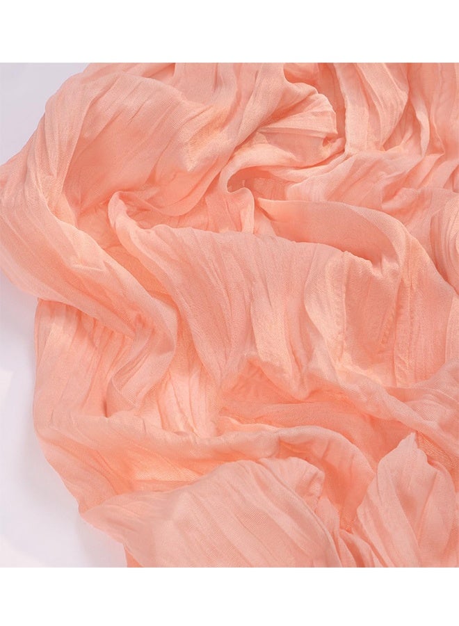 ناكودو مفرش طاولة من القماش القطني من قماش الجبن الريفي مفرش طاولة زنبركي لحفلات الزفاف وحفلات الزفاف وحفلات أعياد الميلاد وحفلات عيد الميلاد الطويلة الشفافة لديكورات المنزل، 35.4 × 118 بوصة - Image 2