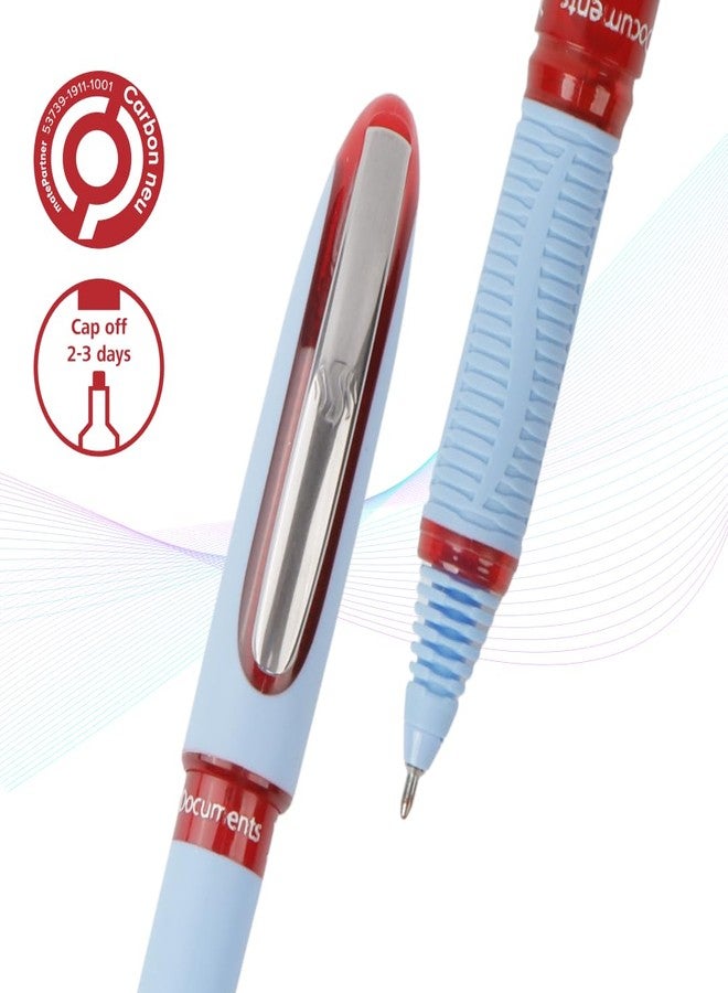 Luxor Schneider, One Hybrid Roller Ball Pen - Red, 0.5 mm, 2000 mtrs writing length, Waterproof Ink, Consistent ink flow, Ideal for Professionals & Office essential - Image 3