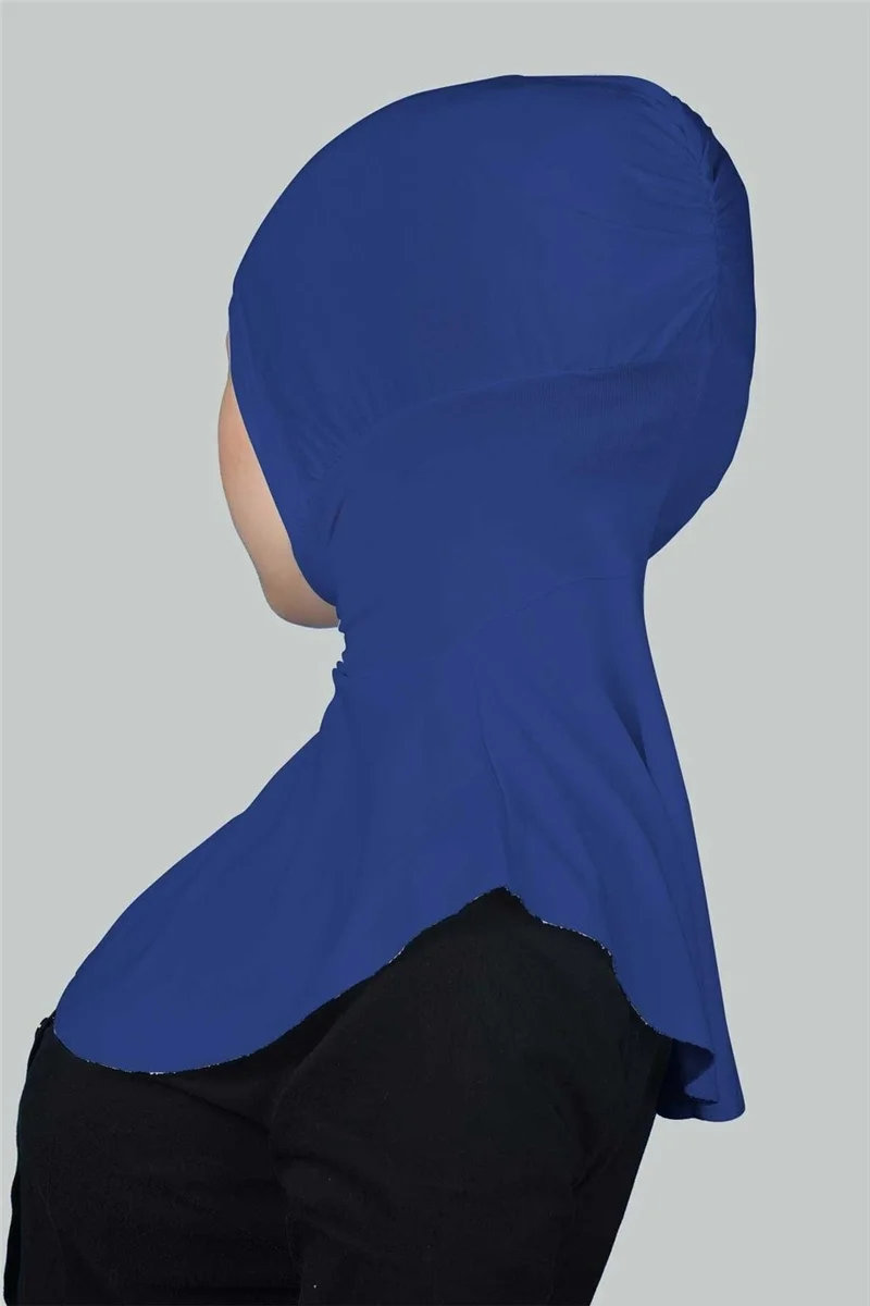 Altobeh Women's Hijab Practical Neck Collar Hijab - Sports Bonnet - Blue