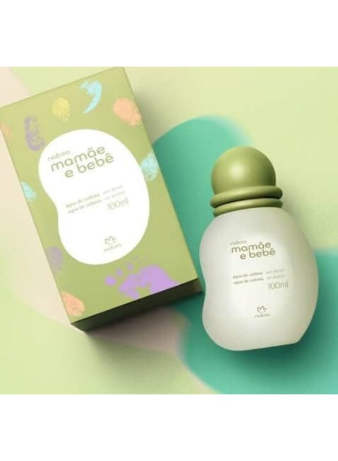 Natura - Mamãe e Bebê Mom & Baby Cologne | Gentle Fresh Scent for Babies | Alcohol-Free, Hypoallergenic, Pediatrician Tested, Vegan & Safe Daily Use - 3.4 fl oz (100 ml) - Image 4