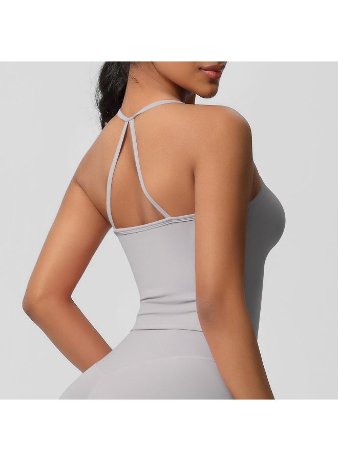 كوينج Beautiful Back Yoga Suit Quick Drying Top Running Sports Vest Slim Fit Fitness Suit Yoga Clothing Sportwear Woman Top - Image 4