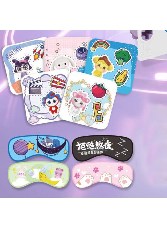 Mini Happy Treasure Chest Surprise Baby Unlocking Key Girl Little Princess Toy Keychain Supermarket Wholesale-Color:8866-Dream Chia Princess Treasure Chest Randomly One (24 In A Display Box)  - Image 4