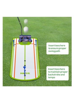 SYOSI SYOSI, Golf Putting Alignment Mirror, Portable Golf Putting Training Aid, for Beginners Golf Putting Practice, Effective Putting Aid, Professional Golf Training Equipment  - Image 3