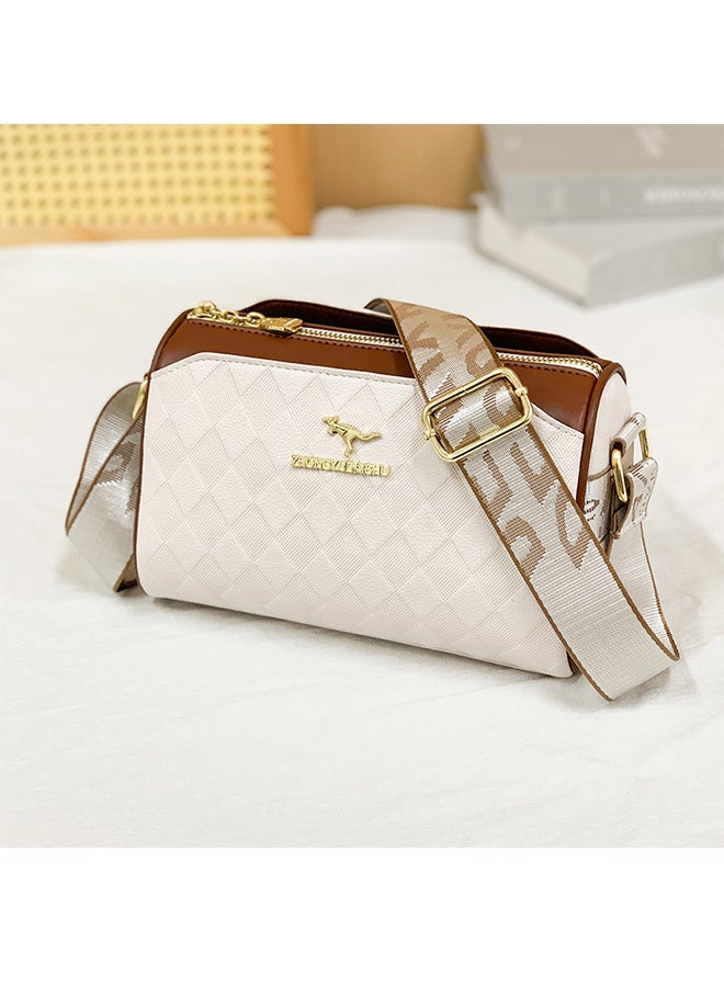 Zuolaya Fashion Crossbody Boston Bag, Multi Layer Shoulder Bag, Women's Casual Handbag & Purse For Commute - Image 1