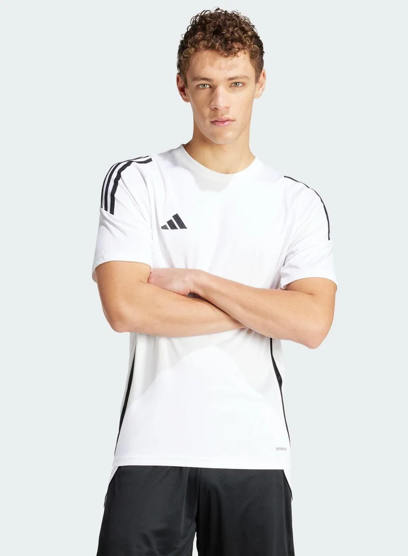 Adidas Tiro24 Jsy White Jersey (Short Sleeve) Jerseys For Men