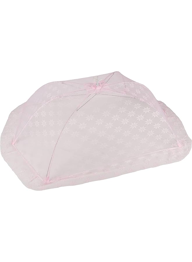 Cool Baby Foldable Mosquito Net For Baby Size L 77X121X45 Cm Pink - Image 1