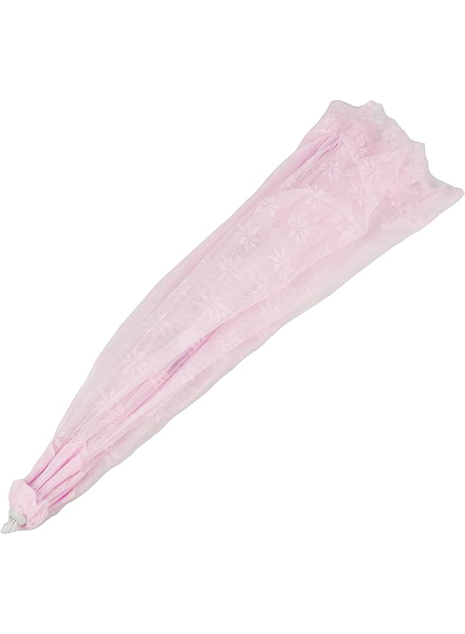 Cool Baby Foldable Mosquito Net For Baby Size L 77X121X45 Cm Pink - Image 3