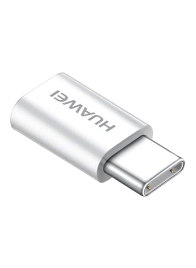 HUAWEI Adapter Type-C to Micro USB AP52 Cable | White - Image 1