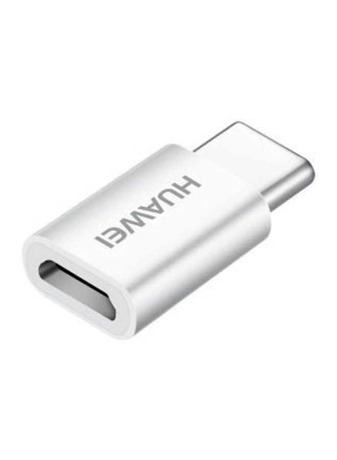HUAWEI Adapter Type-C to Micro USB AP52 Cable | White - Image 2