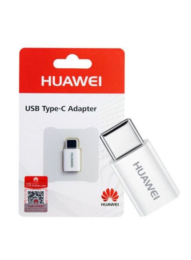 HUAWEI Adapter Type-C to Micro USB AP52 Cable | White - Image 4