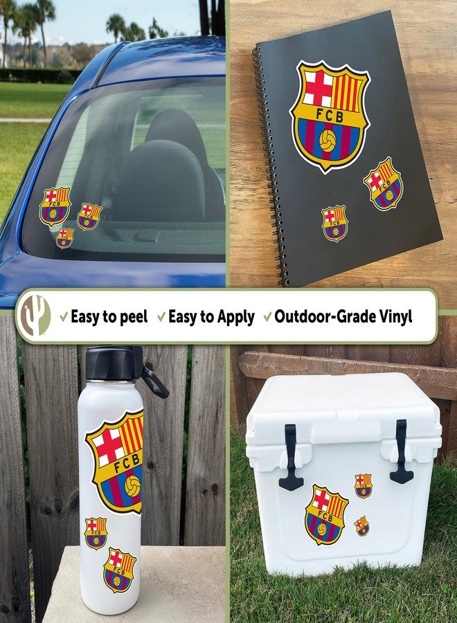 Desert Cactus ملصق برشلونة من دزر كاكتوس ورقة ملصقات فينيل كرة القدم لابتوب زجاجة ماء سيارة دفتر قصاصات (النوع 3-1) - Image 2