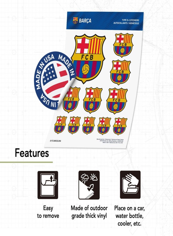 Desert Cactus ملصق برشلونة من دزر كاكتوس ورقة ملصقات فينيل كرة القدم لابتوب زجاجة ماء سيارة دفتر قصاصات (النوع 3-1) - Image 4