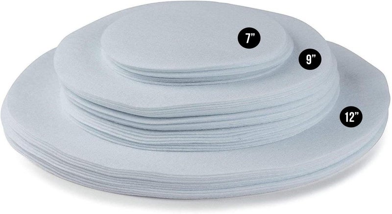 Feltectors Felt Plate China Storage Dividers Dish Protectors WHITE 48 LARGE - Image 1