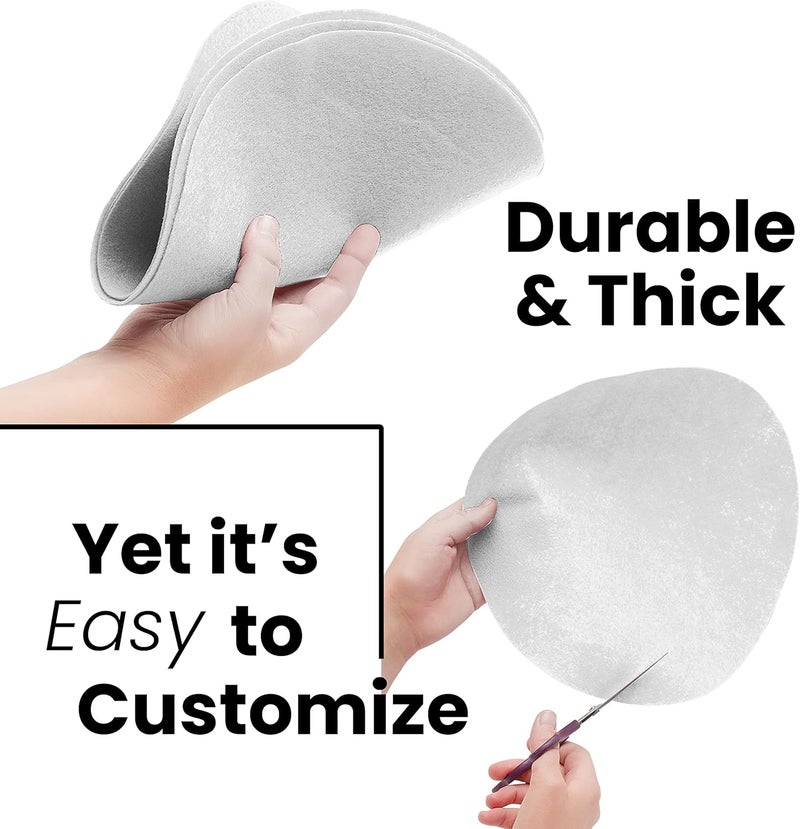 Feltectors Felt Plate China Storage Dividers Dish Protectors WHITE 48 LARGE - Image 3
