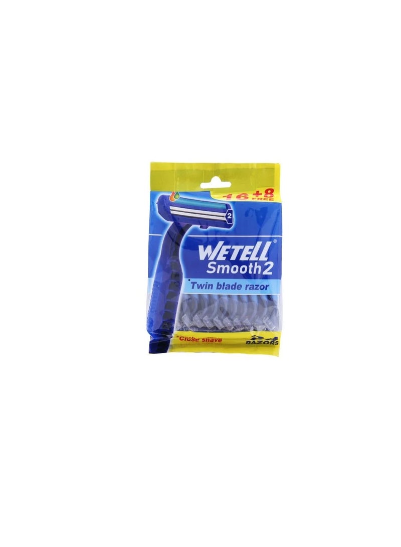WETELL WETELL Smooth 2 – Dual-Edge Double Grooming Set, 48 Pieces - Image 5