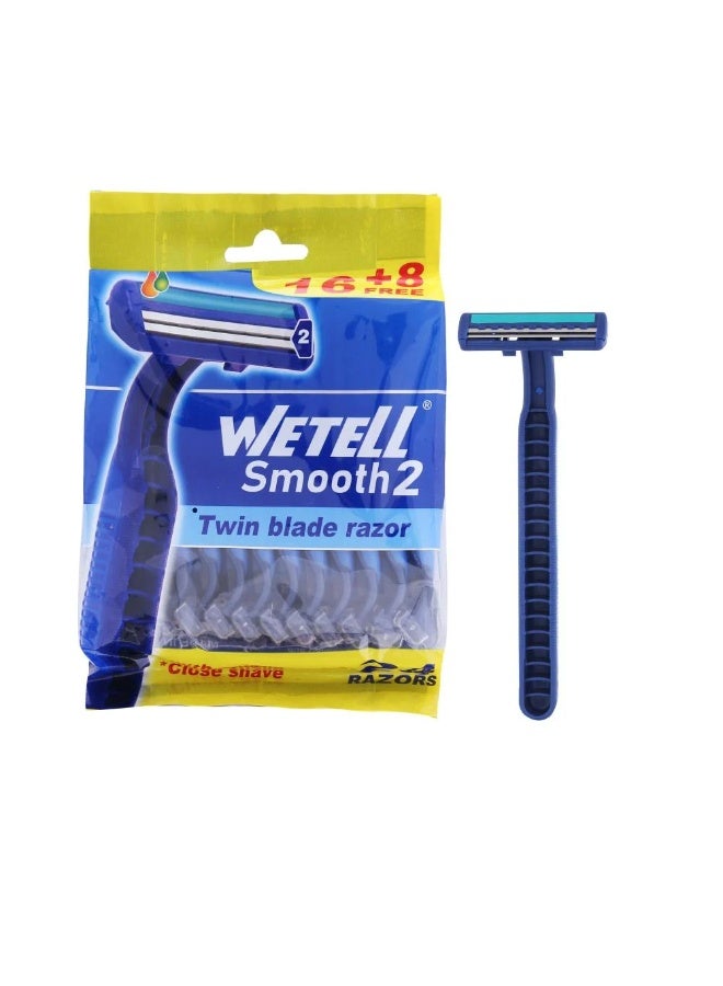 WETELL WETELL Smooth 2 – Dual-Edge Double Grooming Set, 48 Pieces - Image 4