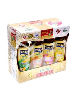 TOTA Tota mini thunder pressurized Gulal spray pack of 4  - Image 1