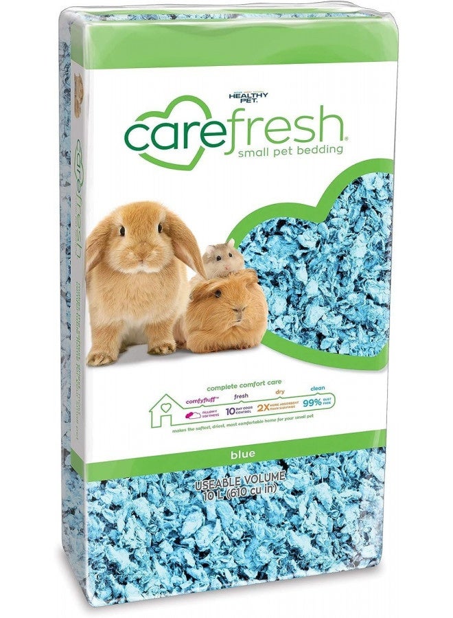 Carefresh 99% Dust-Free Blue Natural Paper Small Pet Bedding With Odor Control, 10 L - Image 3