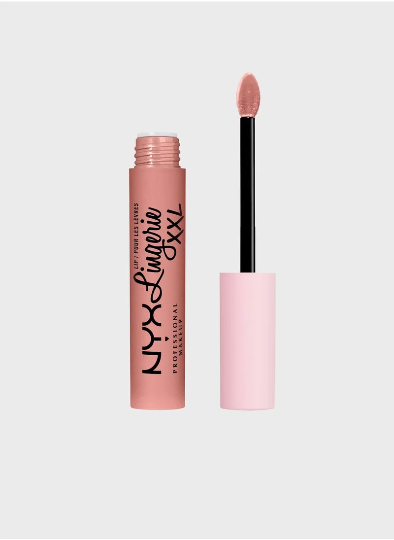 NYX PROFESSIONAL MAKEUP Lip Lingerie Xxl  Liquid Lipstick Undressed
