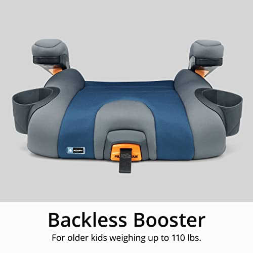 Chicco KidFit Adapt Plus 2-in-1 Belt-Positioning Booster Car Seat, Backless and High Back Booster Seat, for Children Aged 4 Years and up and 40-100 lbs. | Vapor/Grey - Image 5