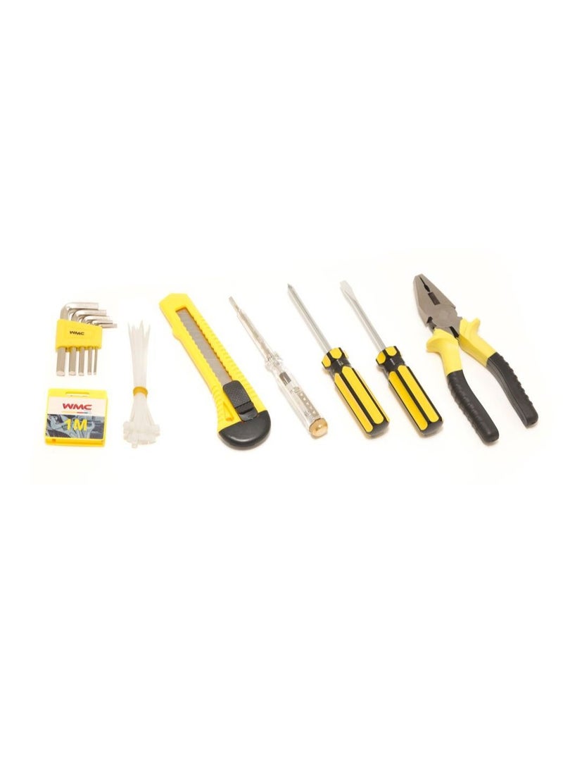 WMC TOOLS - WMC TOOLS Multi-Use Tool Set for Home 33 Pcs Tool Kit in Blow Case The Most Useful Items included - Image 1