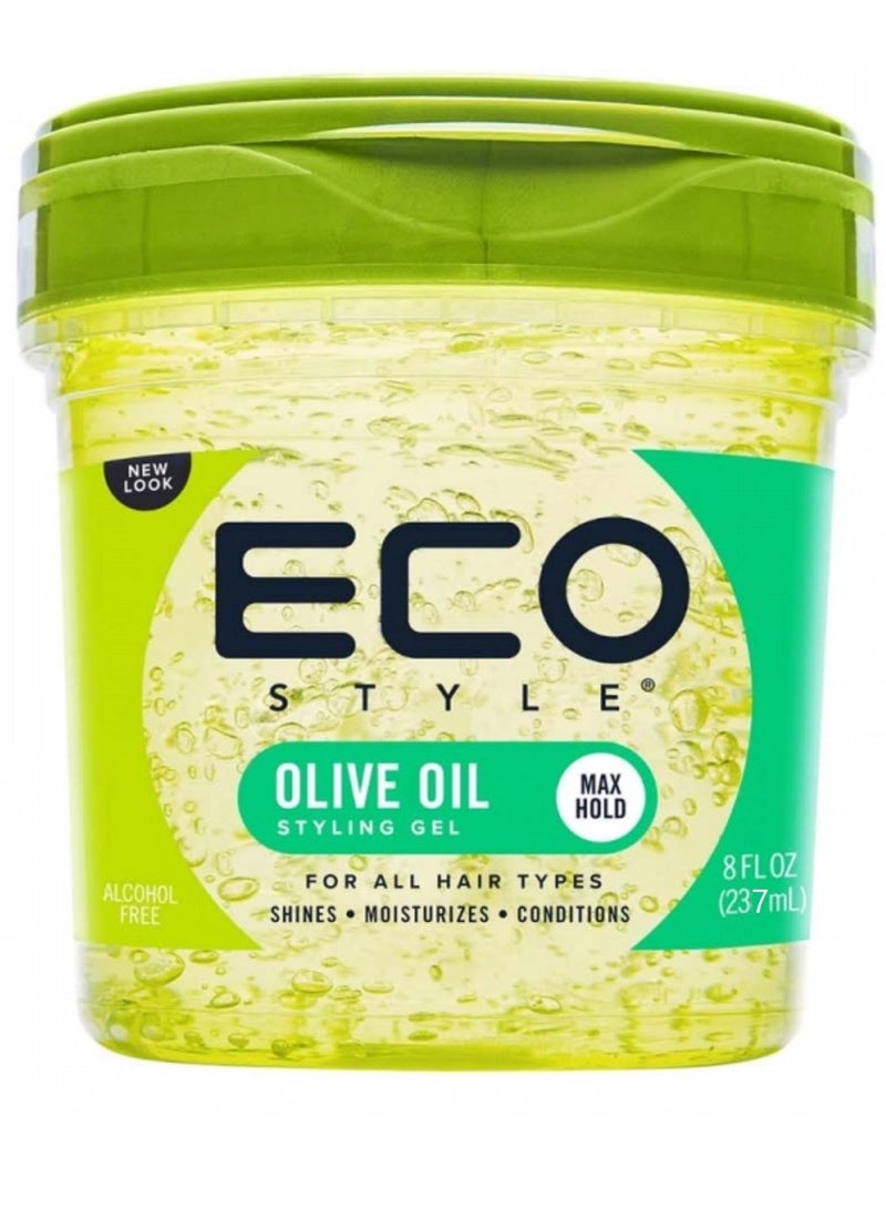 إيكو جل تصفيف الشعر بزيت الزيتون 237 مل - Image 1