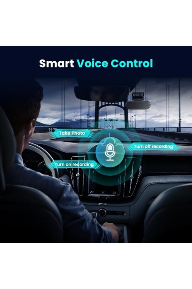 ddpai N5 Dual Dash Cam Car 4K Front and Back, 2160P+1080P Dashcam Car Camera Built-in 32G eMMC Voice Control ADAS 5G WiFi GPS G-Sensor APP Control Night Vision 24 Hours Parking Monitor Support 512GB - Image 5