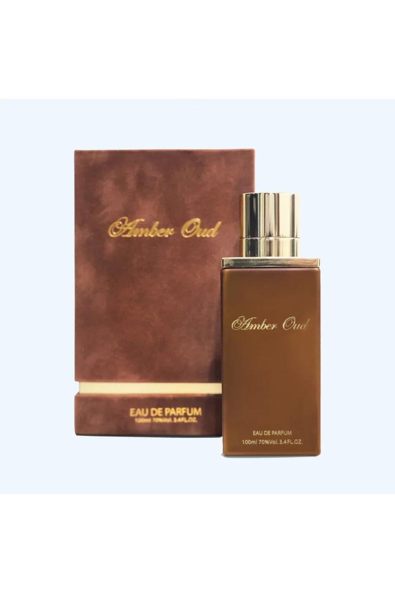 Oud World Amber Oud – Brown SIGNATURE 3 EDP Unisex – Spicy, Warm & Woody – 100ml - Image 1