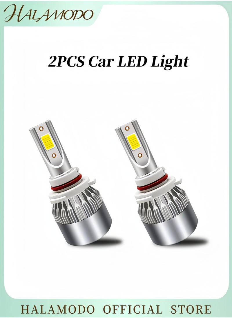 HALAMODO Car LED Light Super Bright Auto Fog Light Plug & Play High and Low Beam Bulb Waterproof Headlight Replacement Lighting Car Accessories  - Image 1