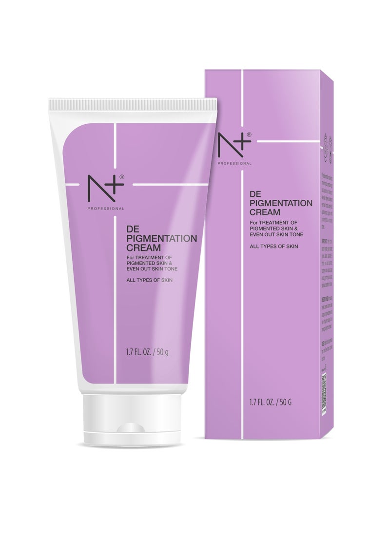 N Plus Professional N Plus Professional De-Pigmentation Cream – Advanced Skin Brightening & Dark Spot Removal Treatment, Even Skin Tone & Reduce Hyperpigmentation, 50ml  - Image 1