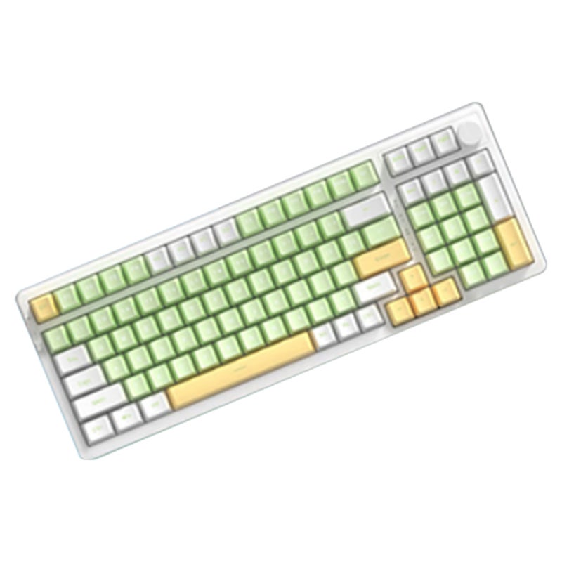 Tri-Mode Mechanical Gaming Keyboard Brown Switch: Gasket Structure, Hot-Swappable Full Keyboard With 3-Pin 5-Pin Switch Support - Tri-Mode Wireless Connectivity For Gamers And Typists - Image 1