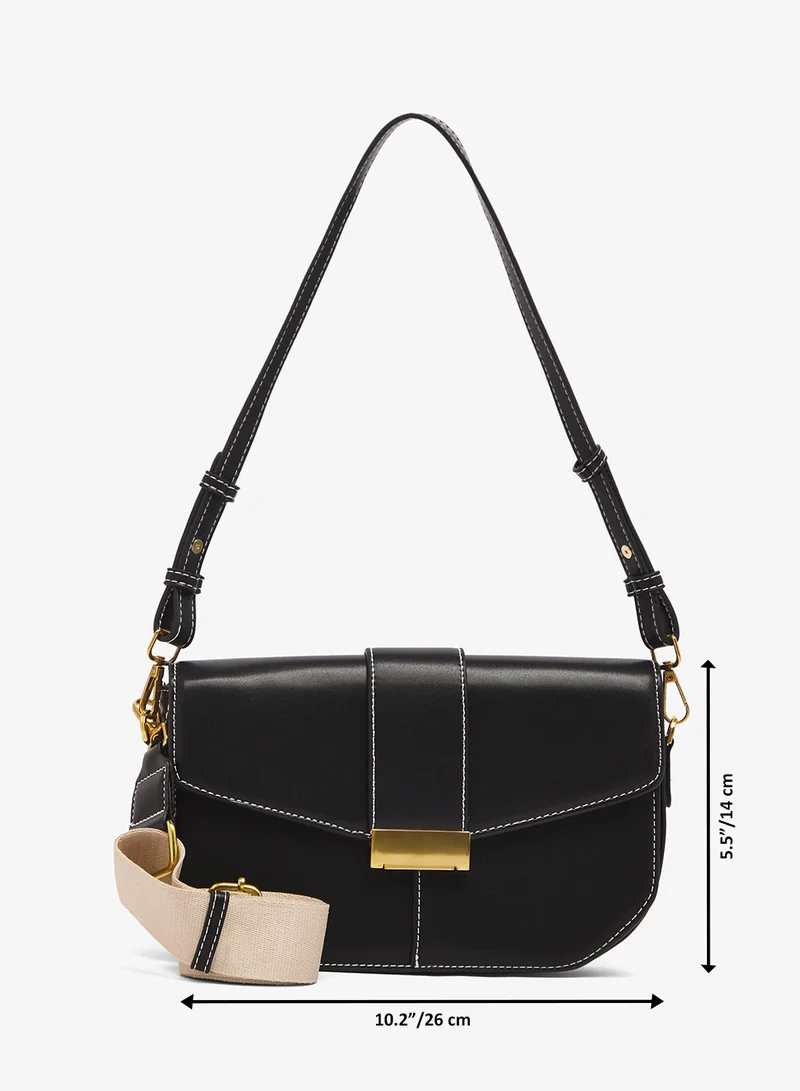 ELLA  Gold Buckle Crossbody for Women | Best Price UAE