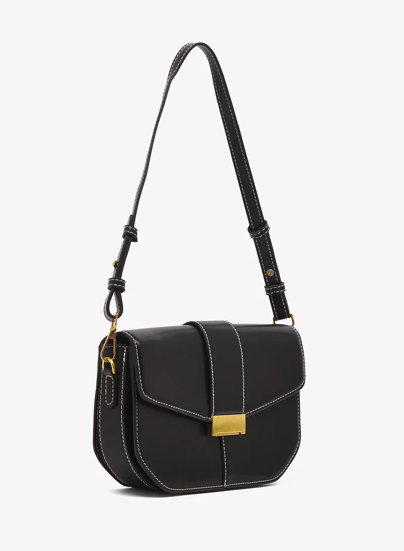 ELLA  Gold Buckle Crossbody for Women | Best Price UAE