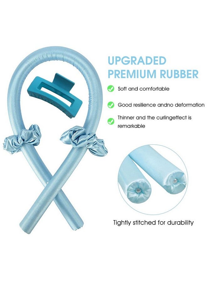 MAYCREATE® Heatless Curling Rod Headband,No Heat Curls Silk Ribbon Hair Rollers Sleeping Soft Headband Wave Formers Hair Curlers DIY Hair Styling Tools for Long Medium Hair - Image 3
