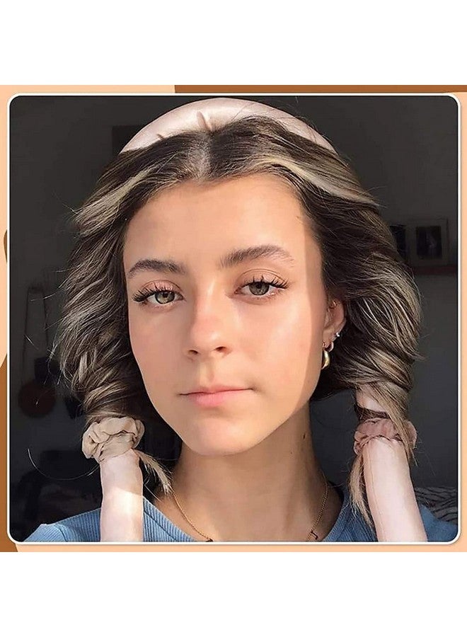 MAYCREATE® Heatless Curling Rod Headband,No Heat Curls Silk Ribbon Hair Rollers Sleeping Soft Headband Wave Formers Hair Curlers DIY Hair Styling Tools for Long Medium Hair - Image 2