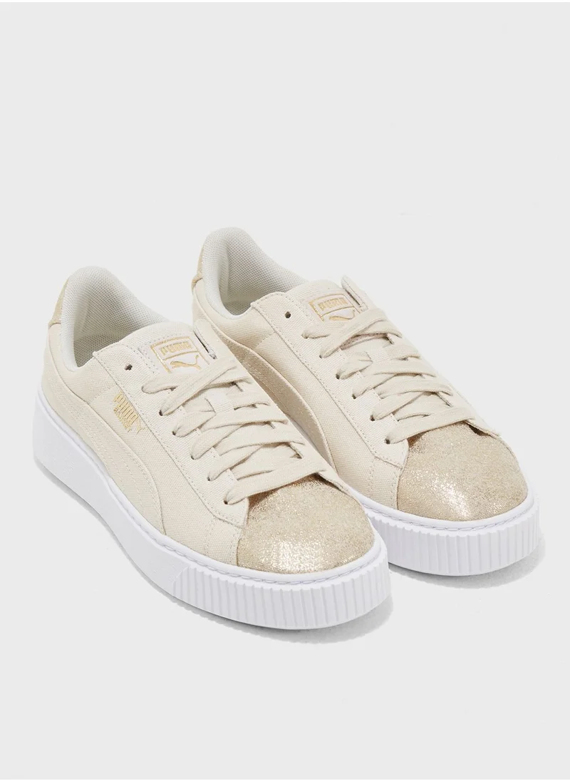 PUMA Basket Platform Canvas