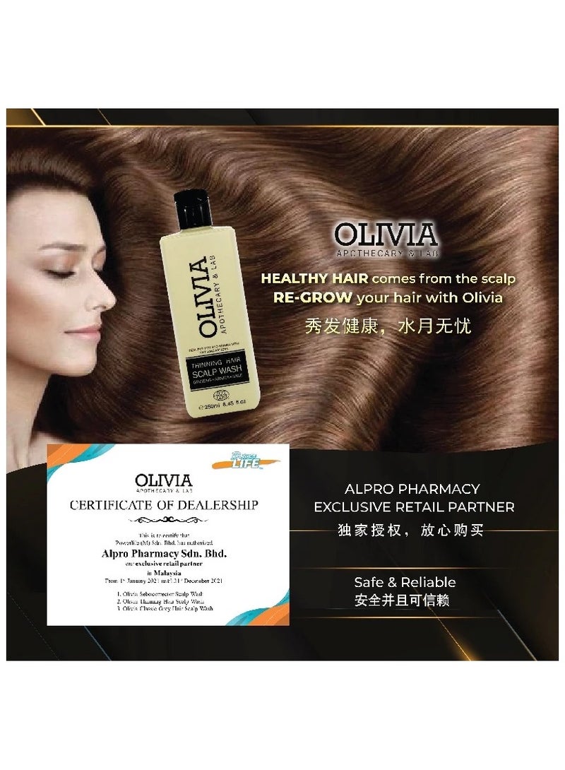 Olivia Sebocorrector Scalp Wash Shampoo (250ml) - Image 2