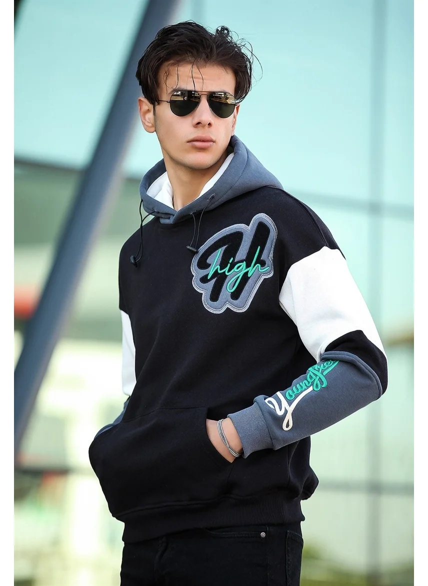 Miron High Embroidered Sweatshirt Regular Fit