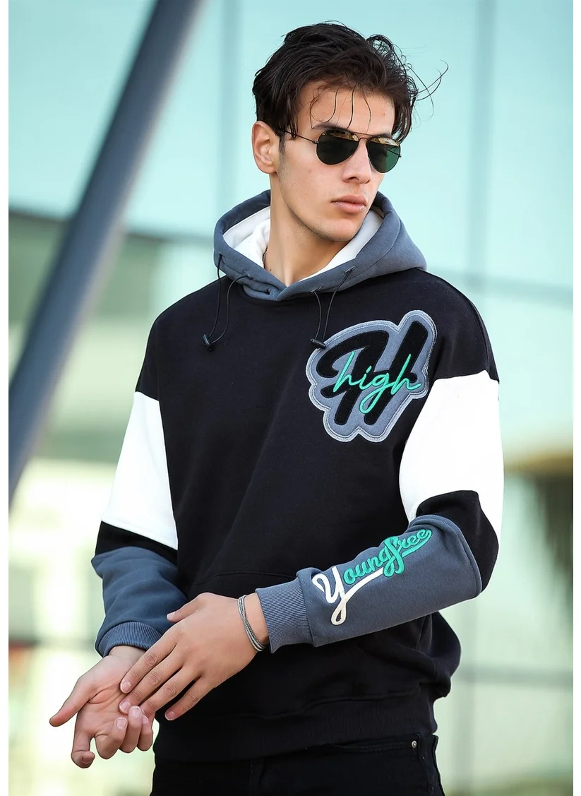 Miron High Embroidered Sweatshirt Regular Fit