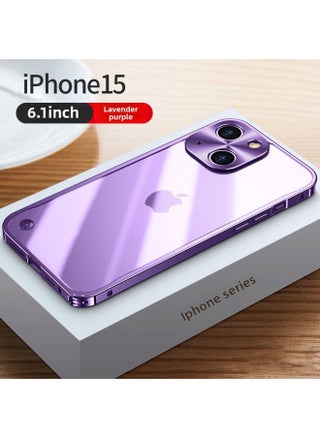 Mobile Phone Case For Iphone 14 For Iphone12promax Metal Frame 13 Transparent 11 Frosted Back Cover-Color:Spring Buckle [Roland Purple] Translucent Frosted Back Plate-Applicable Model:For Iphone 15 - pzsku/Z680F083AD3E4F6C6A968Z/45/1745979938/ccb94277-1c43-44f2-bdc3-e62f2e2a5799