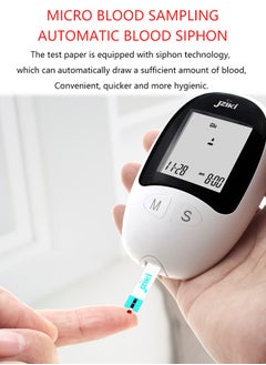 Fully Automatic Portable Blood Glucose Meter, Accurate and Easy to Use Diabetes Testing Device with 50 Test Strips, Lancet Pen and 50 Lancets, Fast Results, Memory Storage and Code Free Operation - pzsku/Z680F1C127AAA8C3D7EE2Z/45/_/1738677410/fe747177-53de-4565-837e-cf66af59ca76