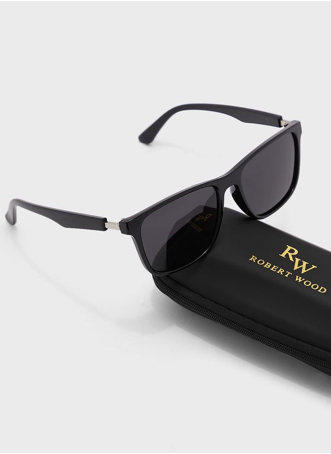Robert Wood Polarized Wayfarer Sunglasses  - Image 4
