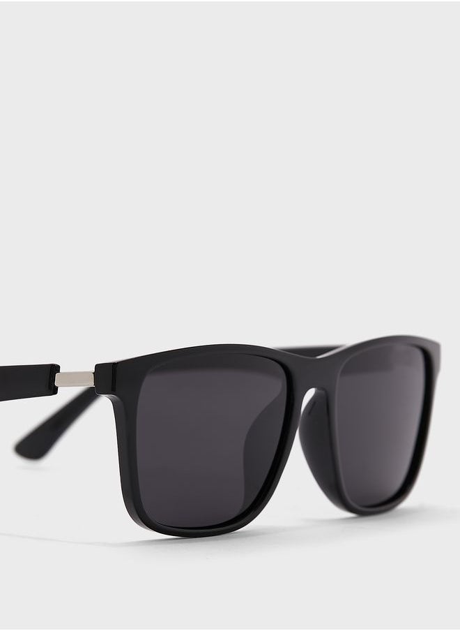 Robert Wood Polarized Wayfarer Sunglasses  - Image 3