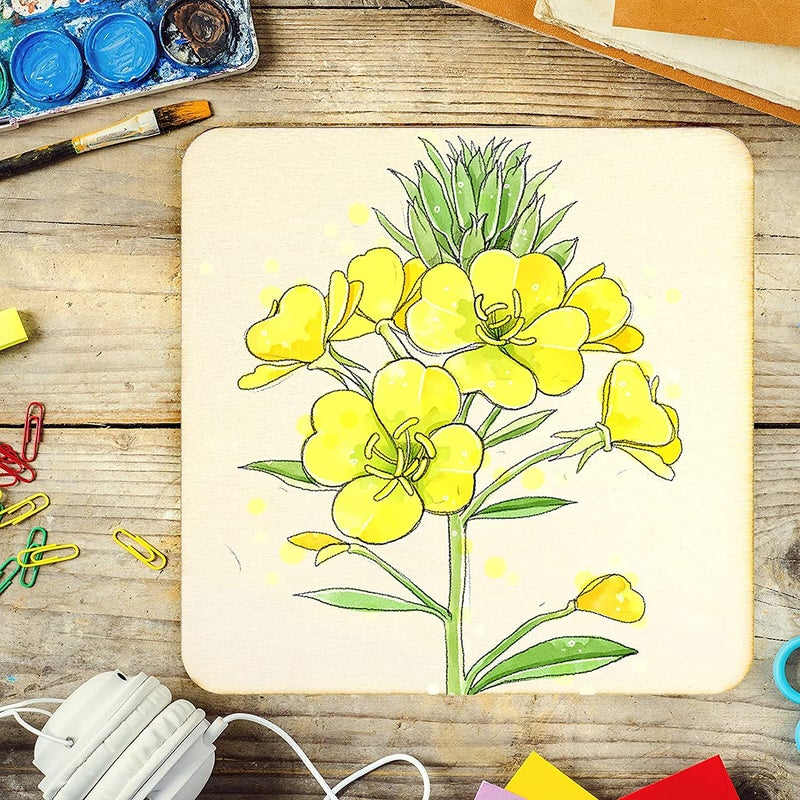 Haoser هاوسر 20 قطعة 6 بوصة قطع خشبية غير مصقولة مربعة زوايا مستديرة لأعمال الحرف اليدوية DIY - Image 3