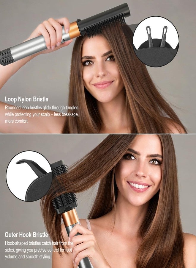 TEXOVYRAX Anti Snag Loop Brush attachment compatible with Dyson Airwrap Multi-Styler, smooth, blow dry finish, less snagging, fits HS01 HS05 i.d. Black - Image 5