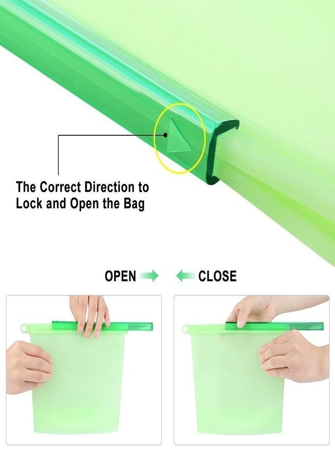 JAGDIV Reusable Food Storage Bags - Silicone | BPA Free | and Leakproof - Great for Vegetables and Meal Prep - Image 4